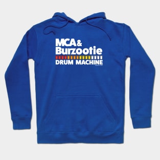 MCA & Burzootie Drum Machine Psycho Dust White Hoodie